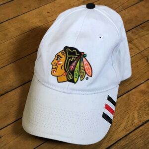 Chicago Blackhawks Kick10 Pro Gear White Cap‎